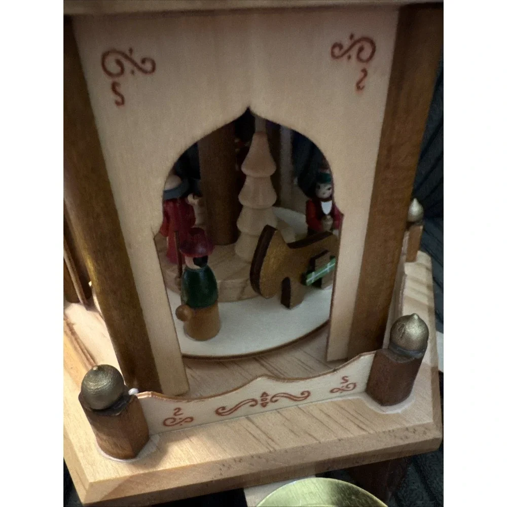 Weihnachts Pyramide 3 Tier Pyramid Christmas Nativity Carousel 18